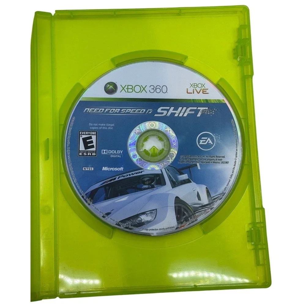 Need for Speed Shift Microsoft Xbox 360 Racing Video Game EA NTSC With Manual